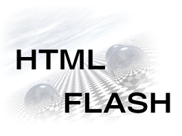 HTML or Flash.